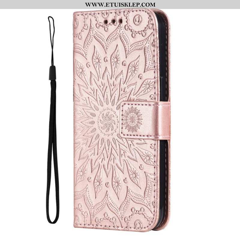 Obudowa Etui Na Telefon do Honor Magic 5 Lite Mandala Sun Ze Smyczą